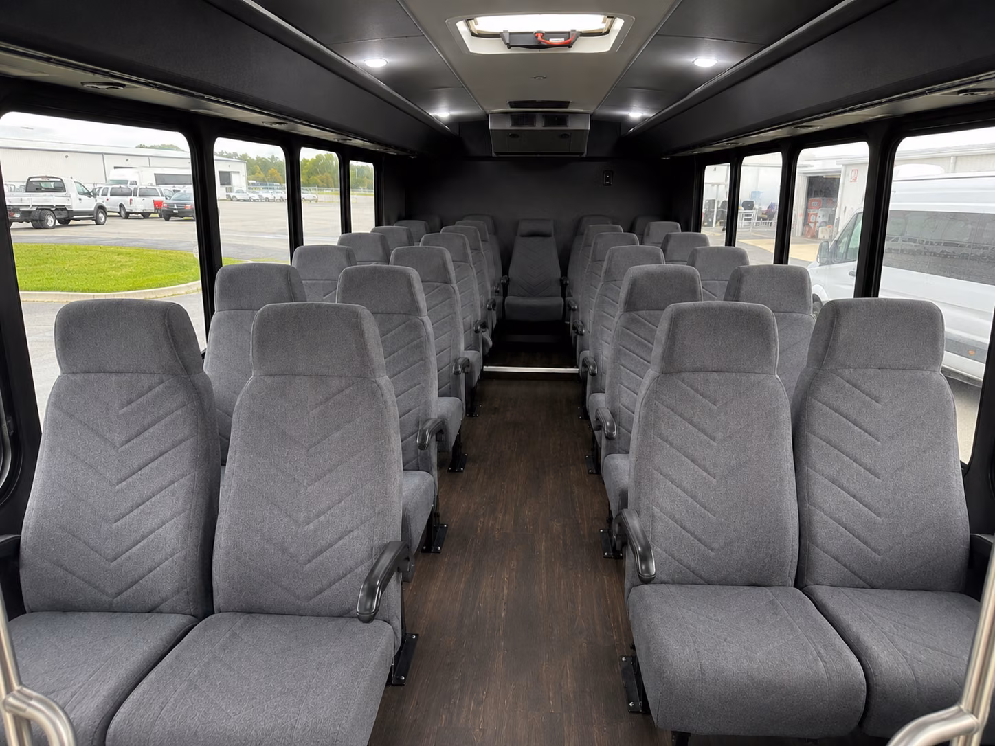 15 passenger minibus inside