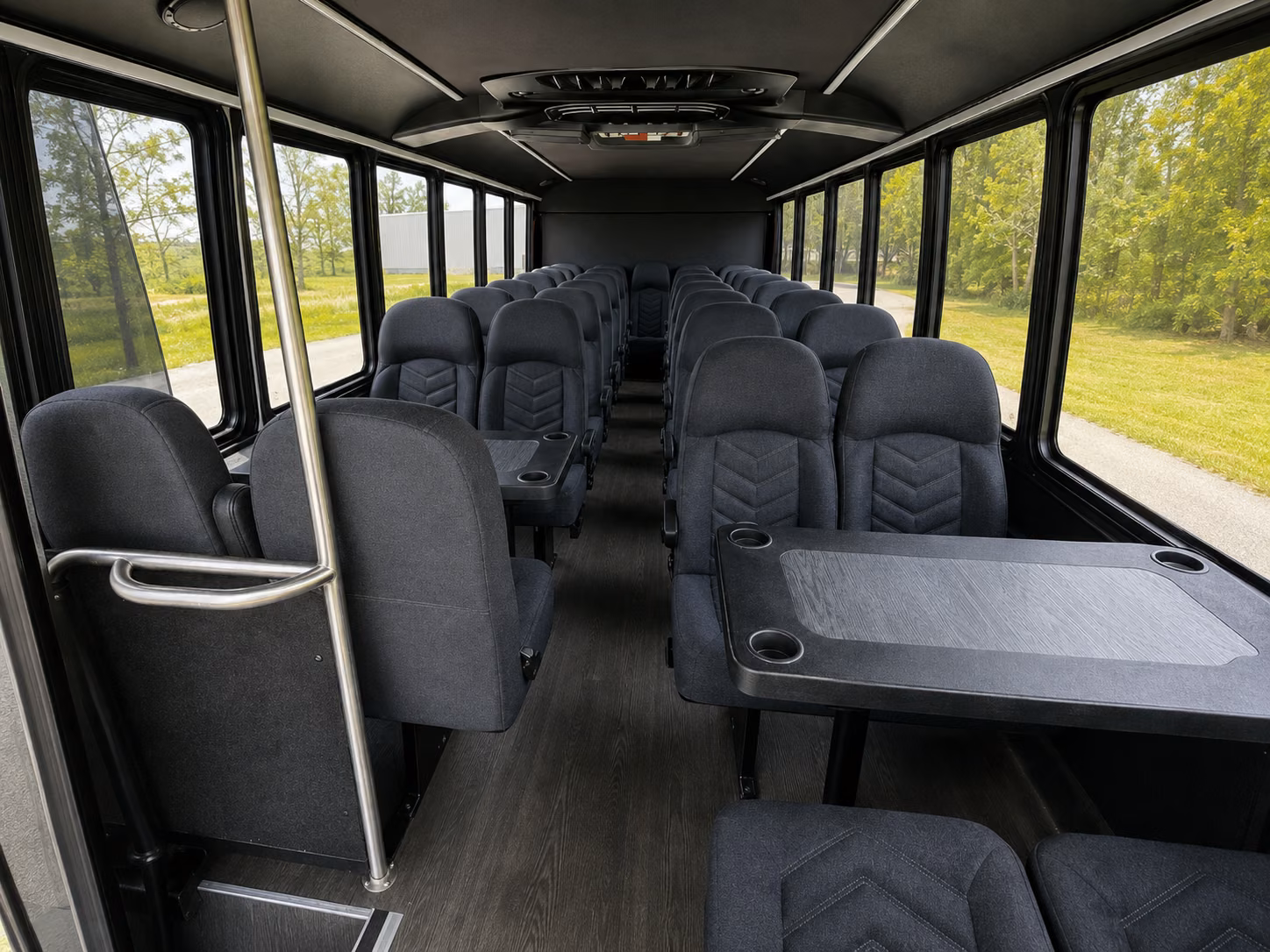 18 passenger minibus interior