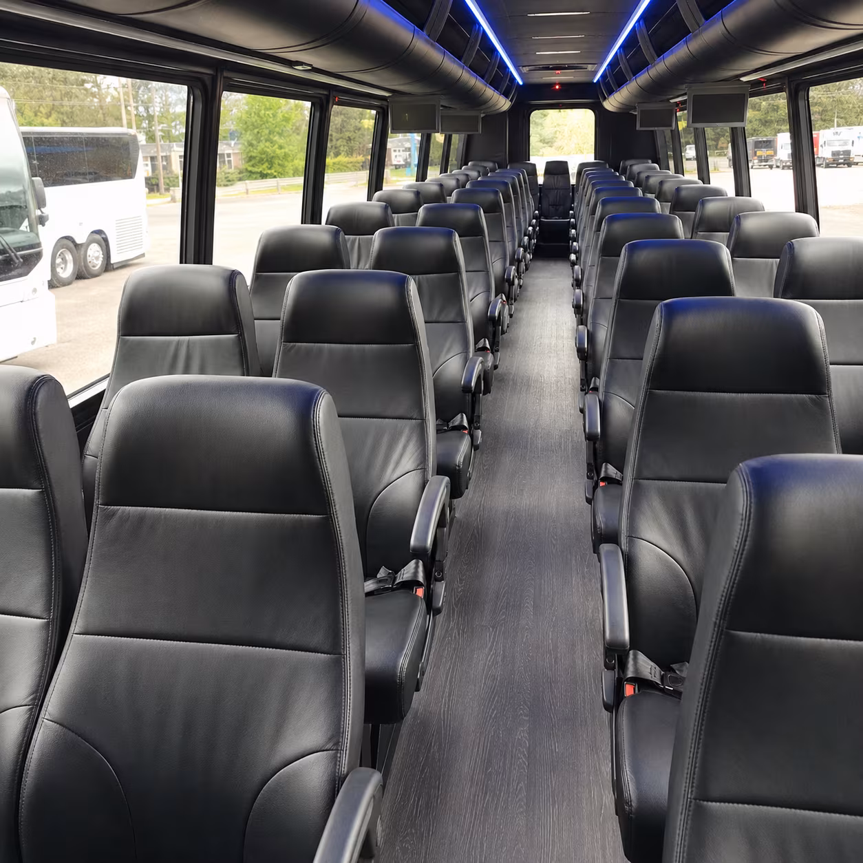 30 passenger minibus inside