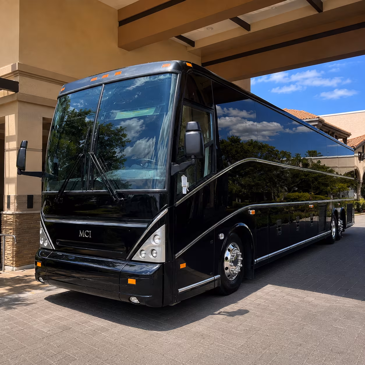 buses for your bridal party pickup and wedding day timeline