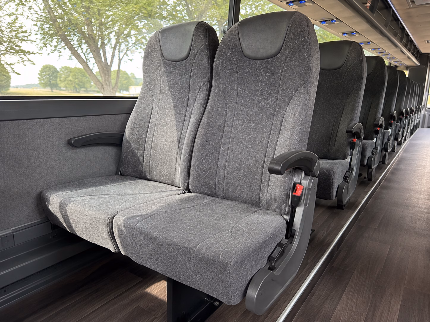 charter bus shuttles for nasa pkwy aerospace and defense contractors